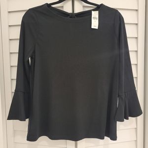 NWT Loft Bell Sleeve Blouse,  S